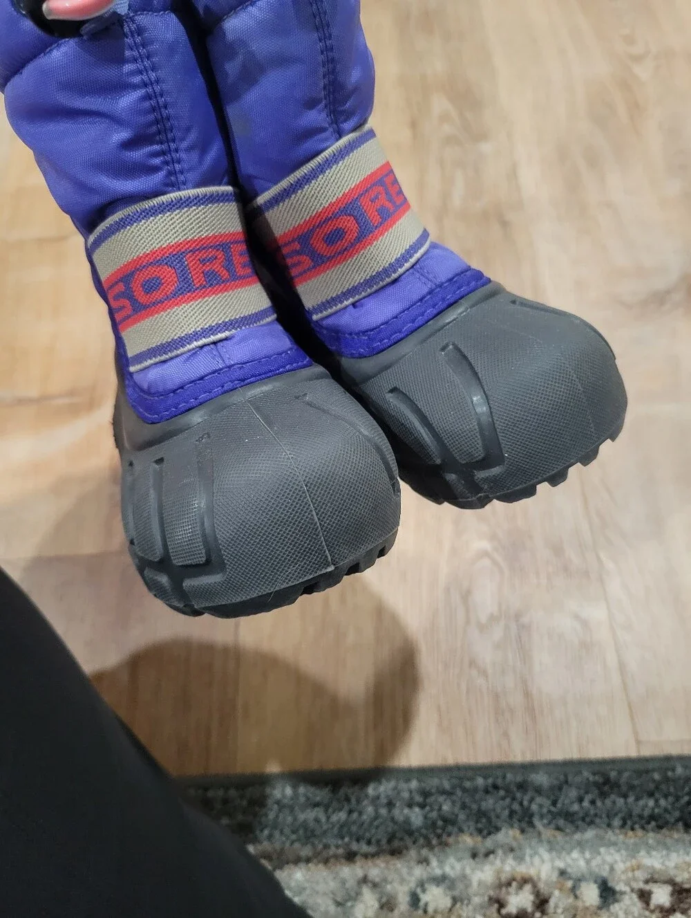 Sorel Kids Blue and Black Waterproof Insulated Winter Boots